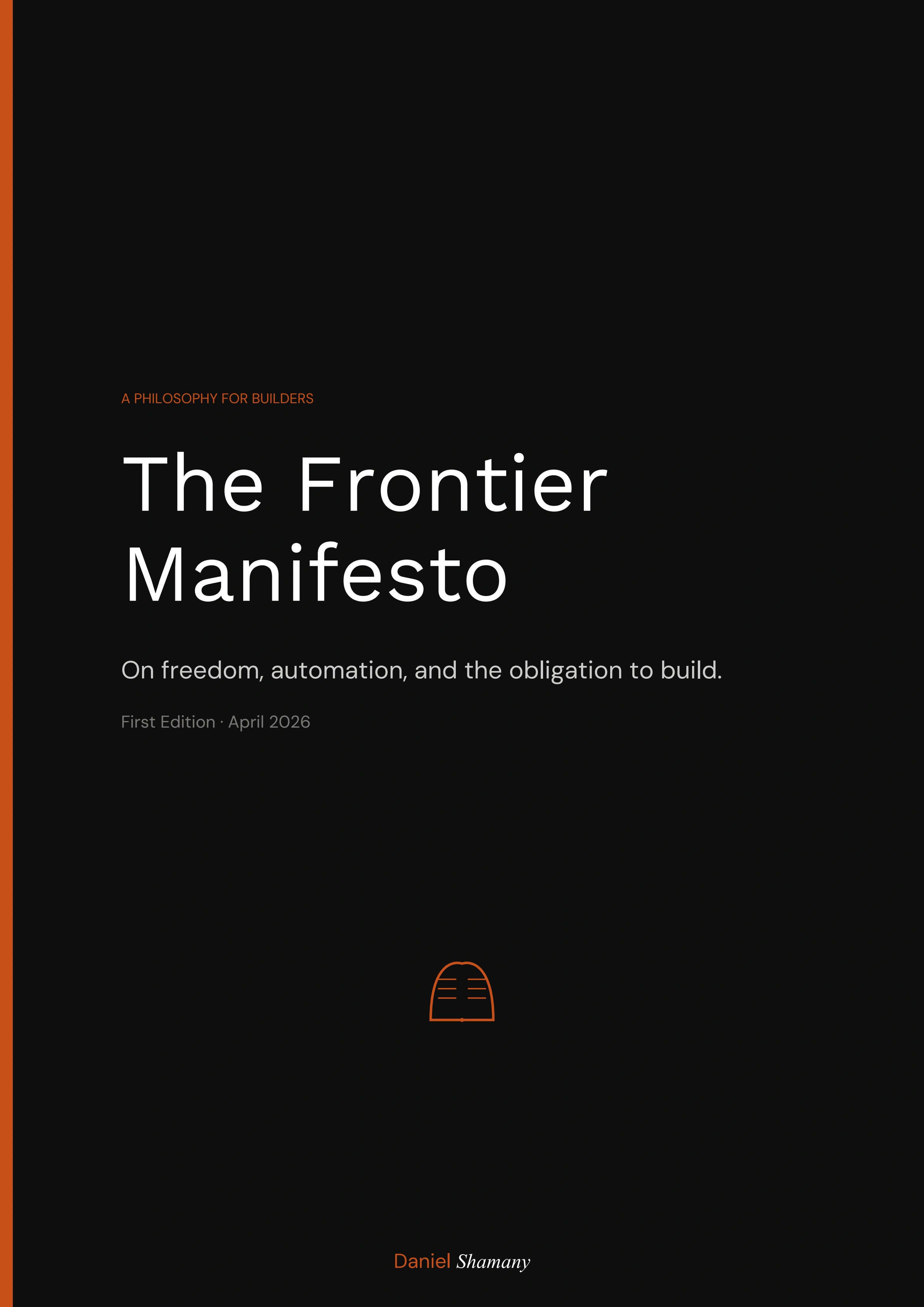 Frontier Manifesto PDF Cover
